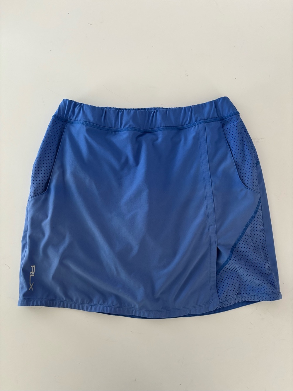 RLX Ralph Lauren Blue Perforated Athletic Skort Size M